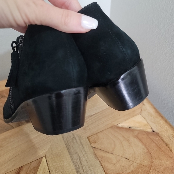 Vionic Joy Serena ankle boot bootie tassel zipper suede - Picture 6 of 11